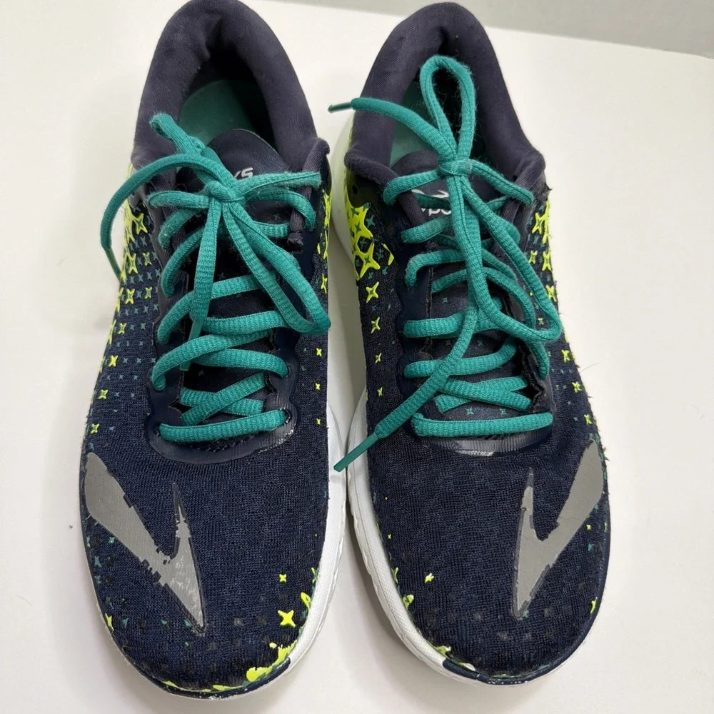 Brooks Pure Flow 5 Running Shoes Womens Size US 9.5 Blue Comfort Breathable